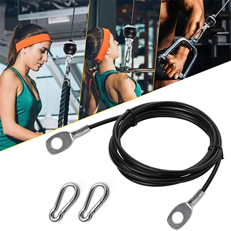 Lat Pulldown Cable - 2M-5M أجهزة لياقة بدنية اكسسوارات الصلب