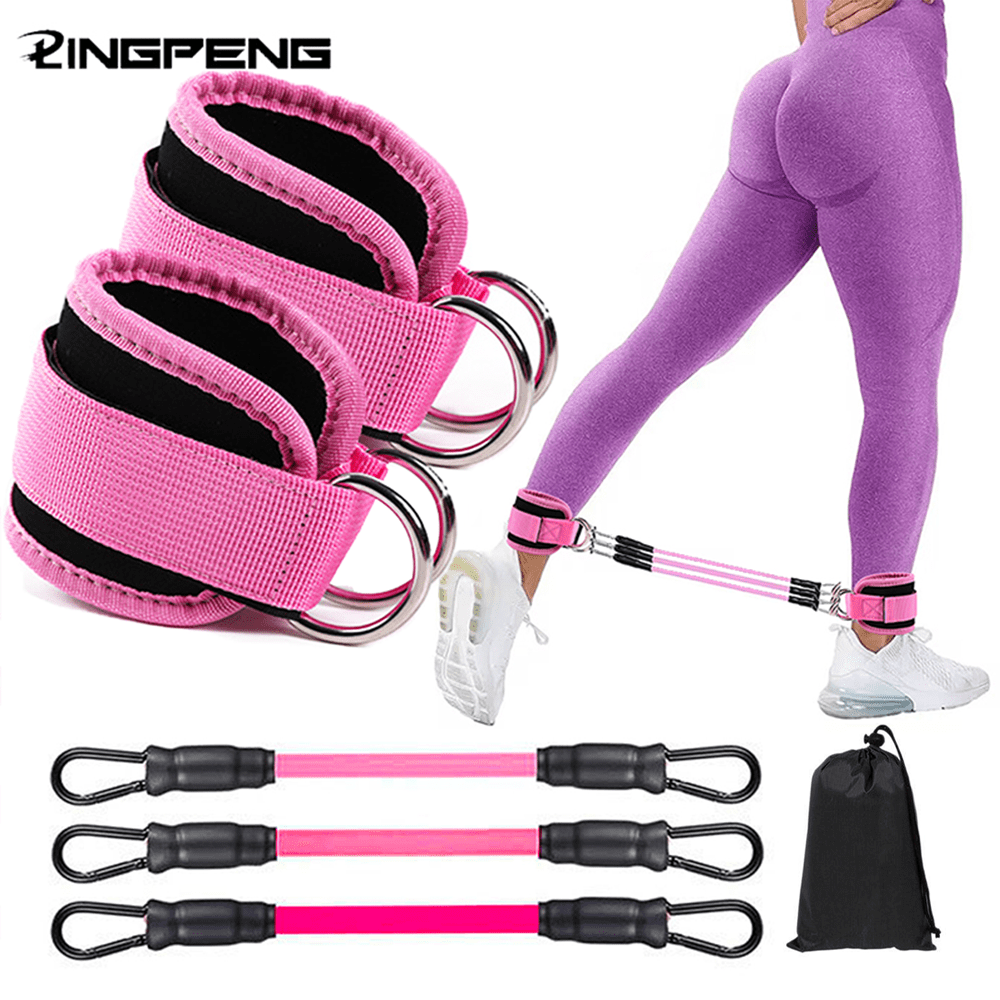 Home Gym Recommendations - أشرطة مقاومة للكاحل محمولة لبناء عضلات