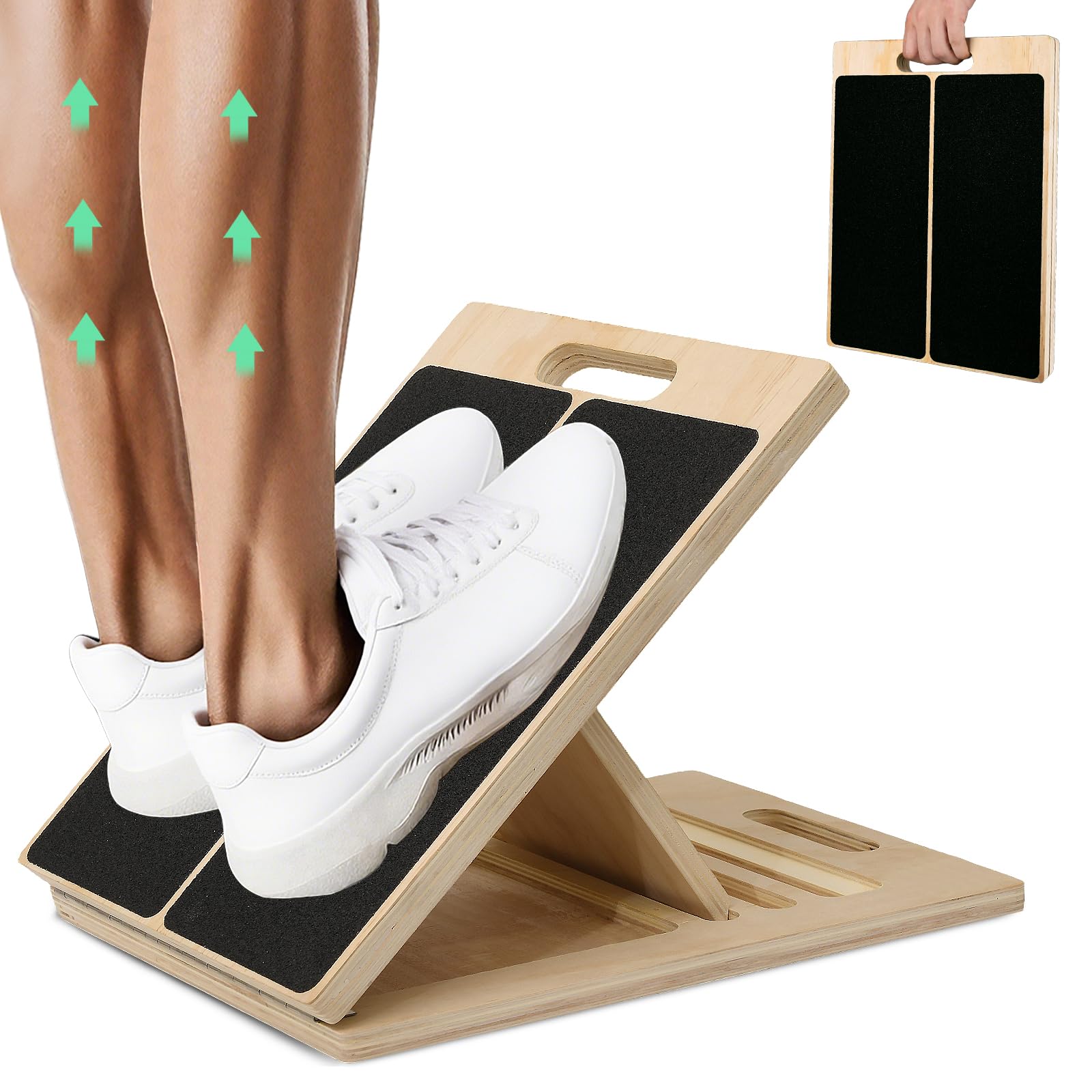 لوح توازن خشبي 2 في 1 ومسند لت - مراجعة Seated Calf Raise وسعره