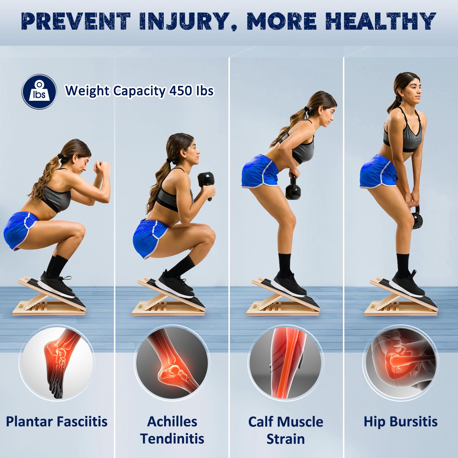 لوح توازن خشبي 2 في 1 ومسند لت - مراجعة Seated Calf Raise وسعره