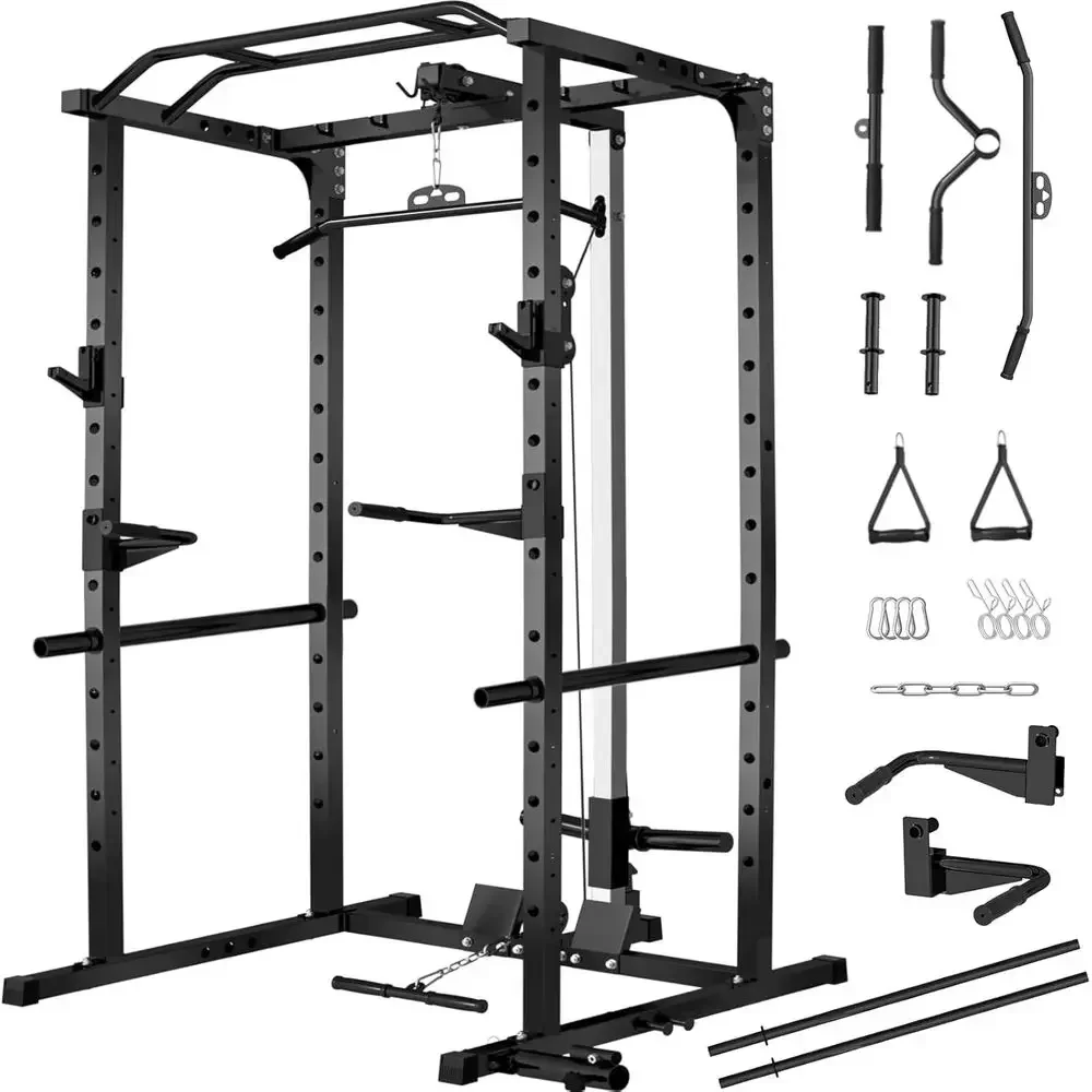 رف تمارين بسعة 2000 رطل مع نظا - مراجعة Lat Pulldown Cable وسعره
