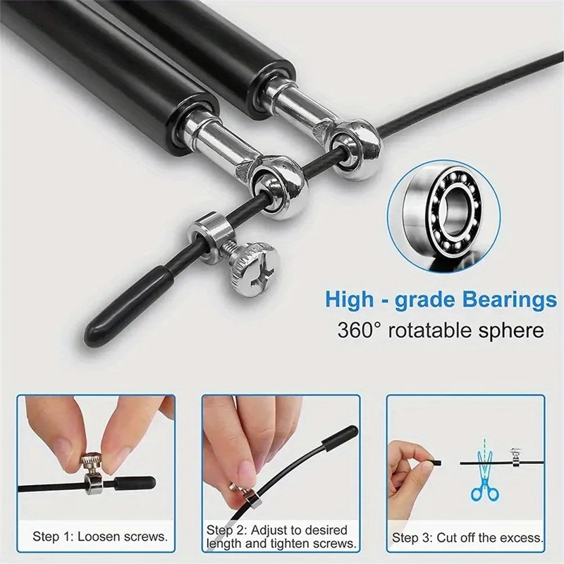 حبل قفز سريع للتمارين الرياضية - مراجعة Jump Rope Bearing وسعره