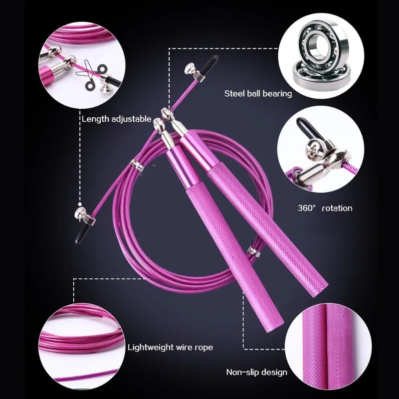 حبل قفز سريع للتمارين الرياضية - مراجعة Jump Rope Bearing وسعره