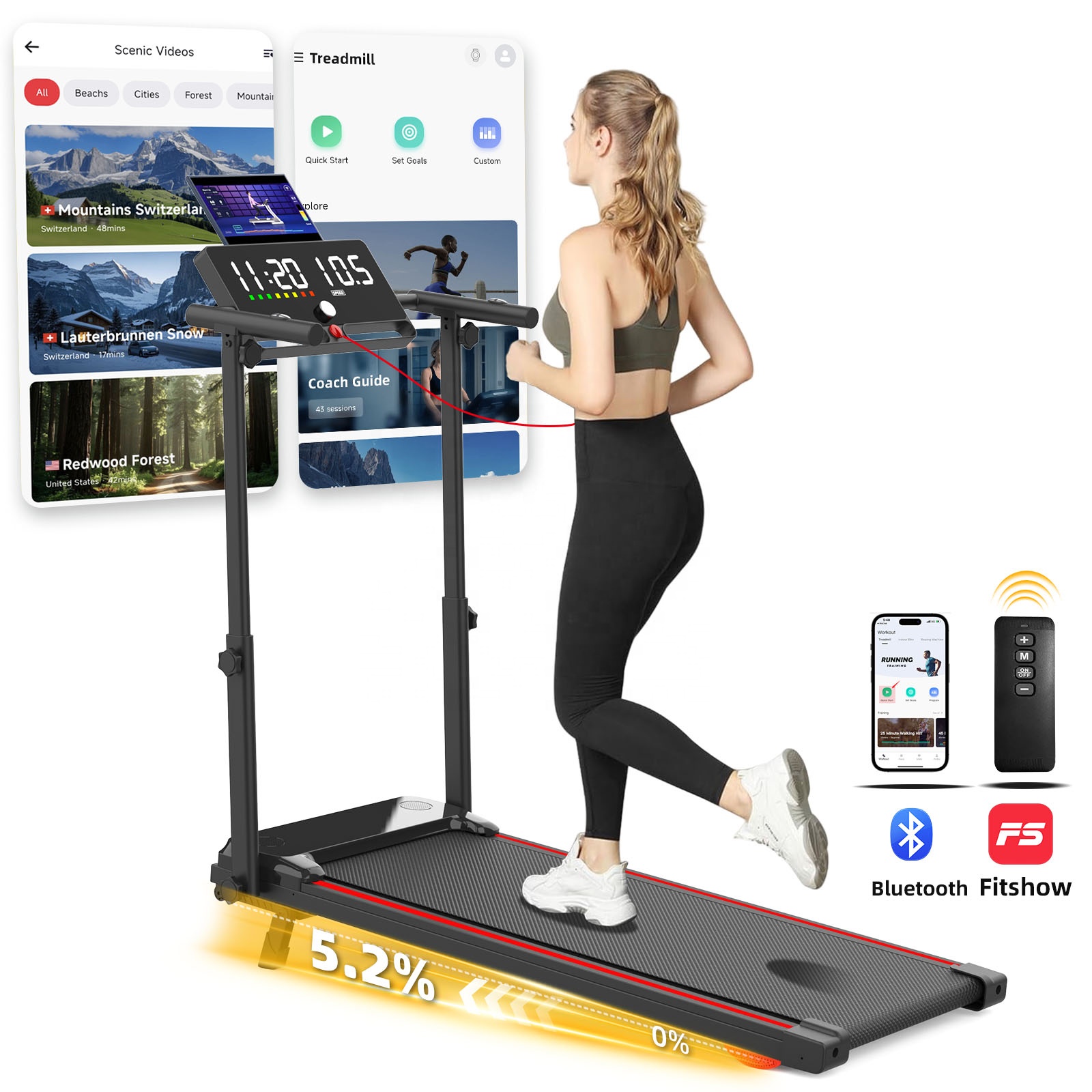 جهاز مشي كهربائي قابل للطي بسع - مراجعة Home Gym Price وسعره