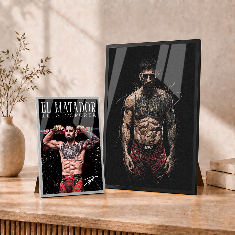 لوحة معدنية مؤطرة من إيليا توب - مراجعة Home Gym Room وسعره