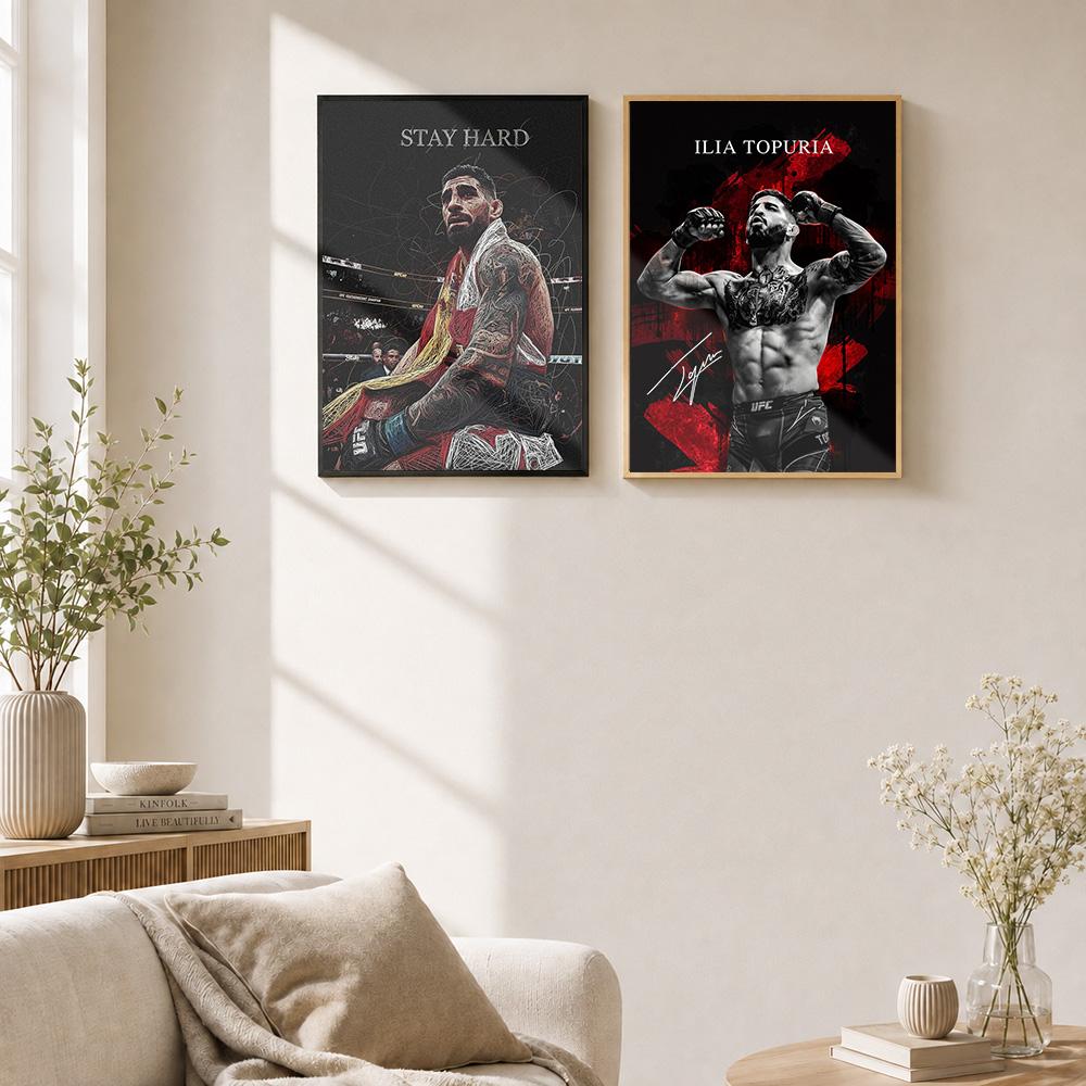 لوحة معدنية مؤطرة من إيليا توب - مراجعة Home Gym Room وسعره