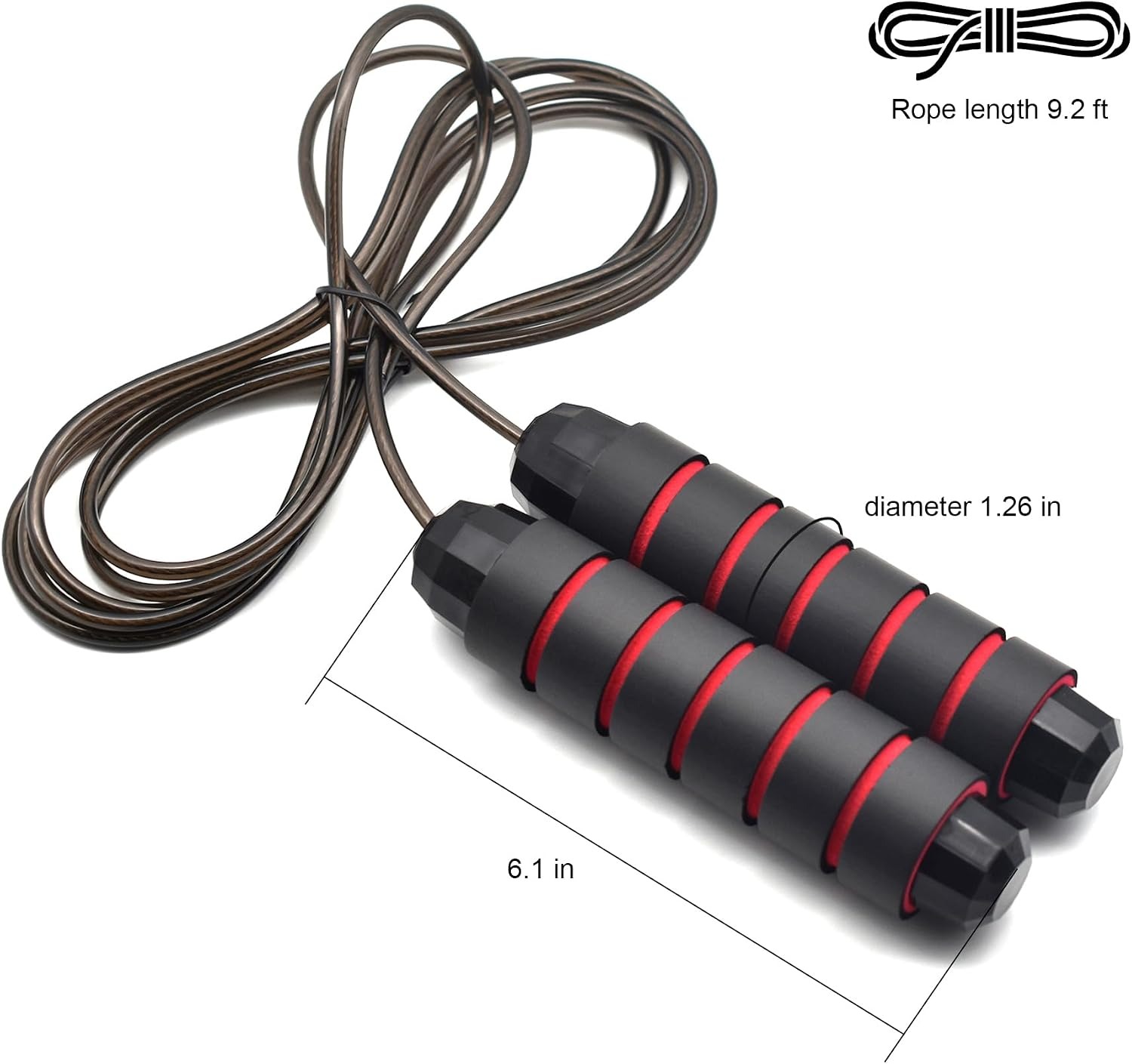 حبل قفز قابل للتعديل من الفولا - مراجعة Jump Rope Bearing وسعره