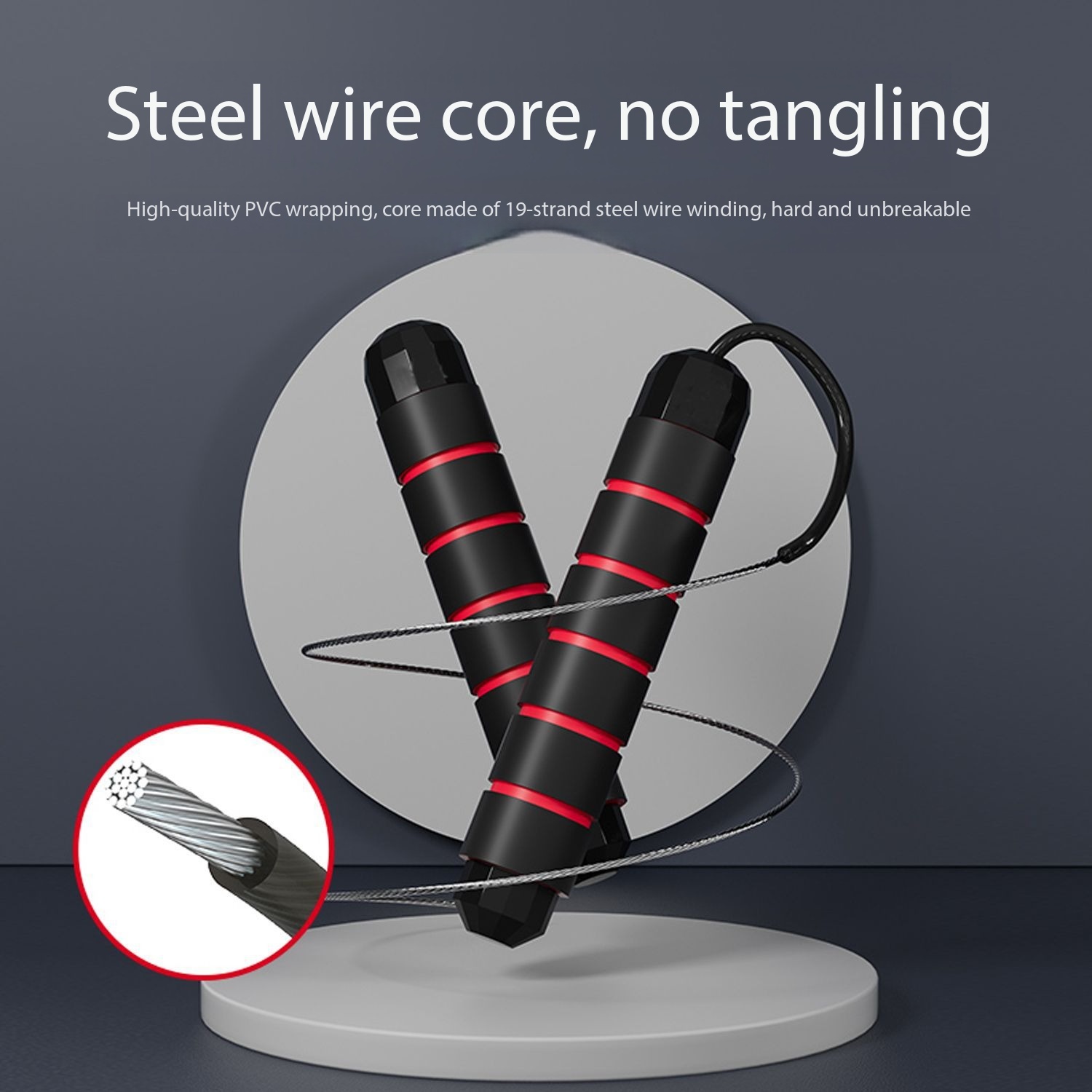 حبل قفز قابل للتعديل من الفولا - مراجعة Jump Rope Bearing وسعره