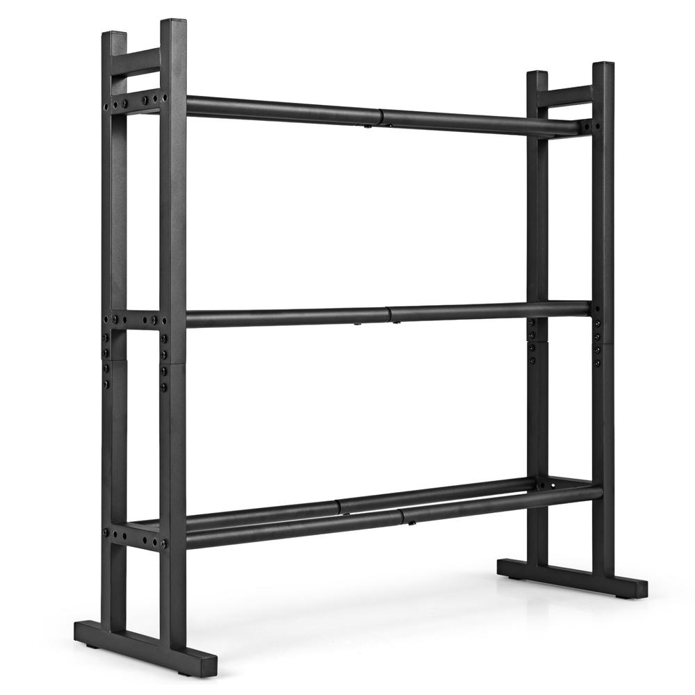حامل أثقال ثلاثي الطبقات شديد  - مراجعة Home Gym Equipment وسعره