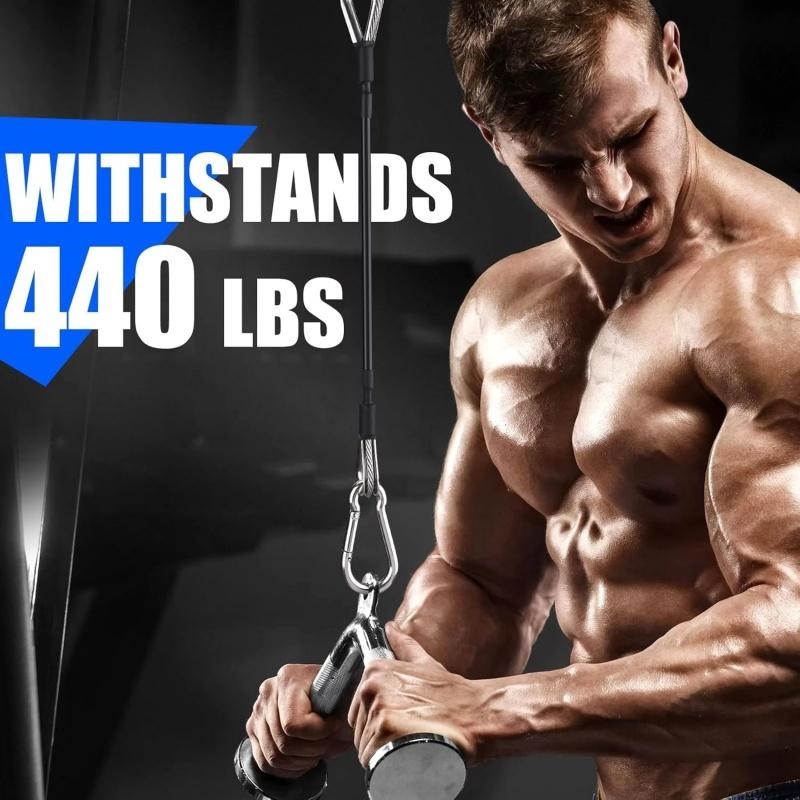 كابل تمديد للجيم بطول 25 سم مت - مراجعة Lat Pulldown Cable وسعره