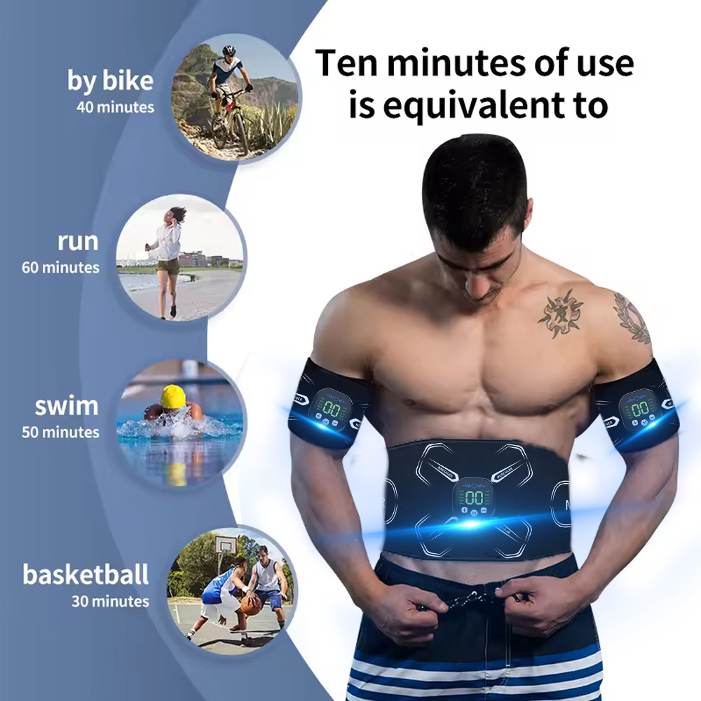 جهاز تحفيز العضلات الكهربائي E - مراجعة Home Gym Garage وسعره