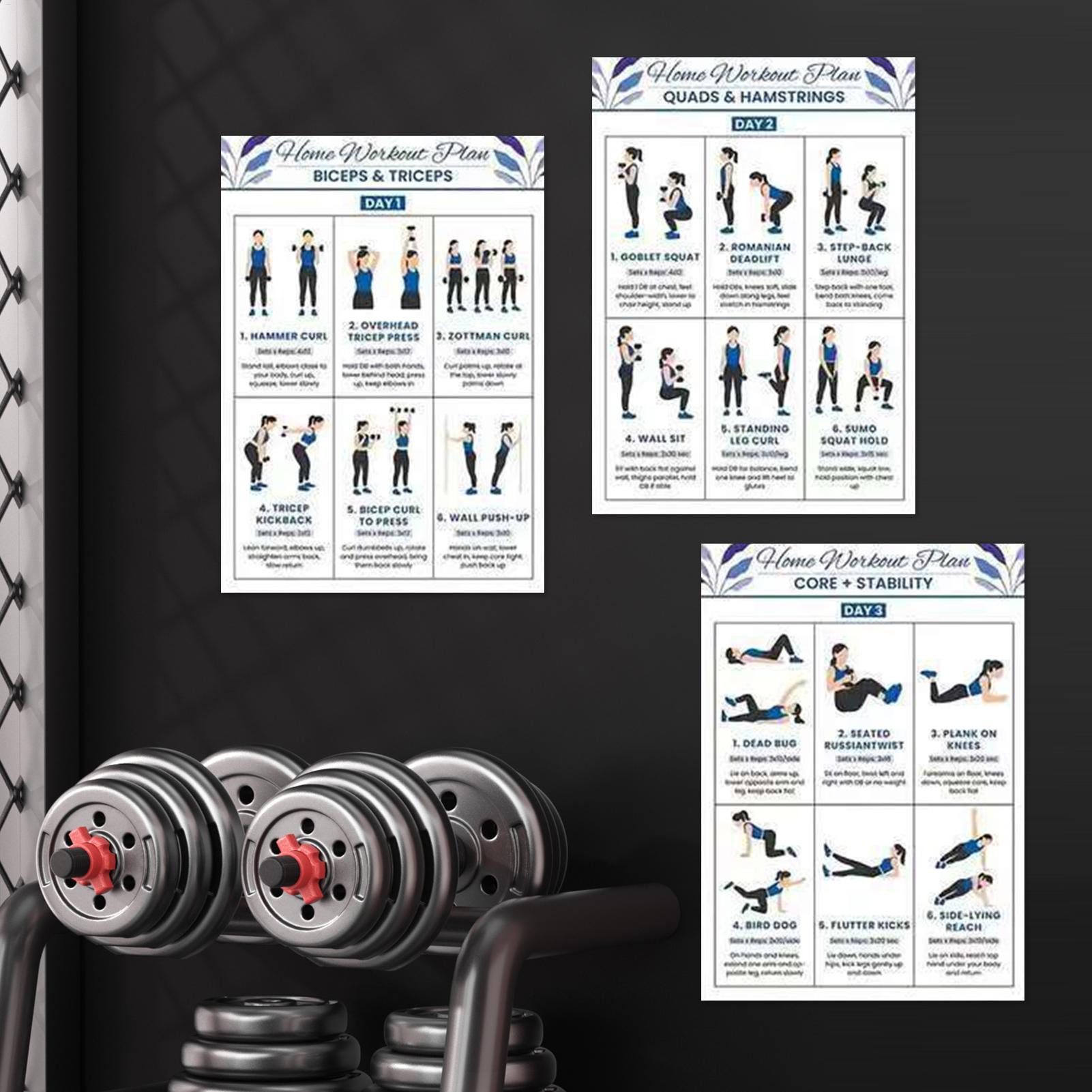 6 قطعة دمبل اليوغا تمتد تجريب  - مراجعة Home Gym Guide وسعره